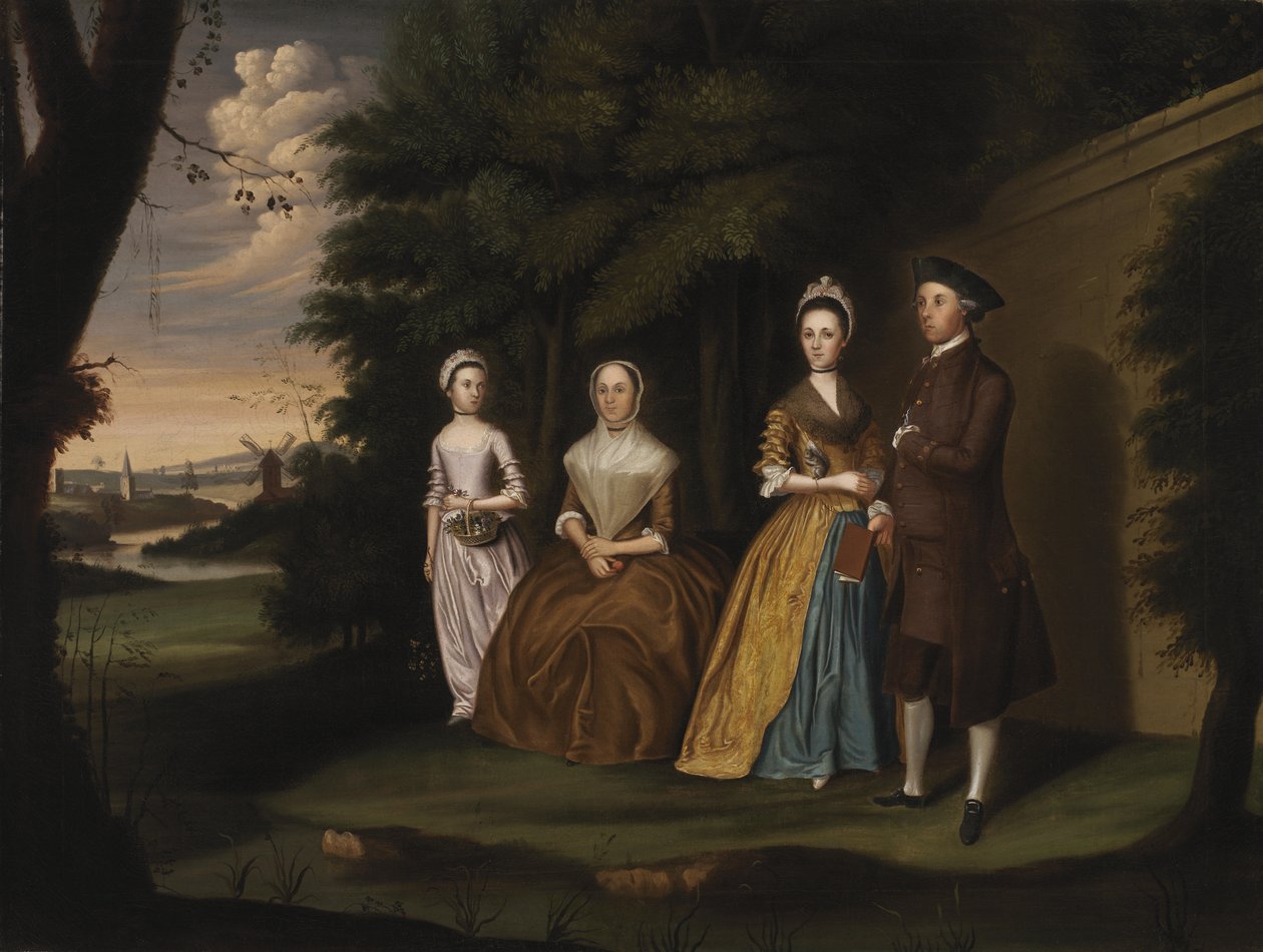 De familie Wiley, 1771 door William Williams