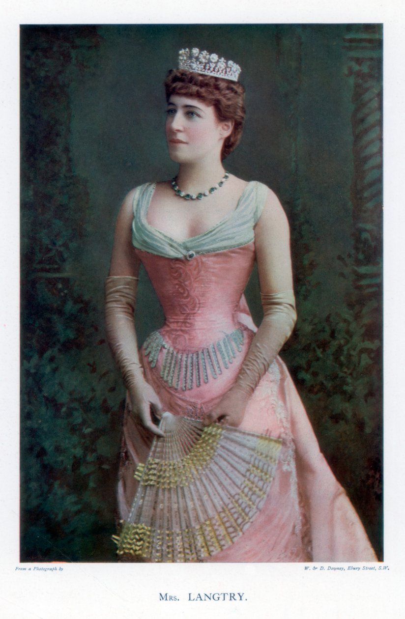 Lillie Langtry, Britse actrice door William and Daniel Downey