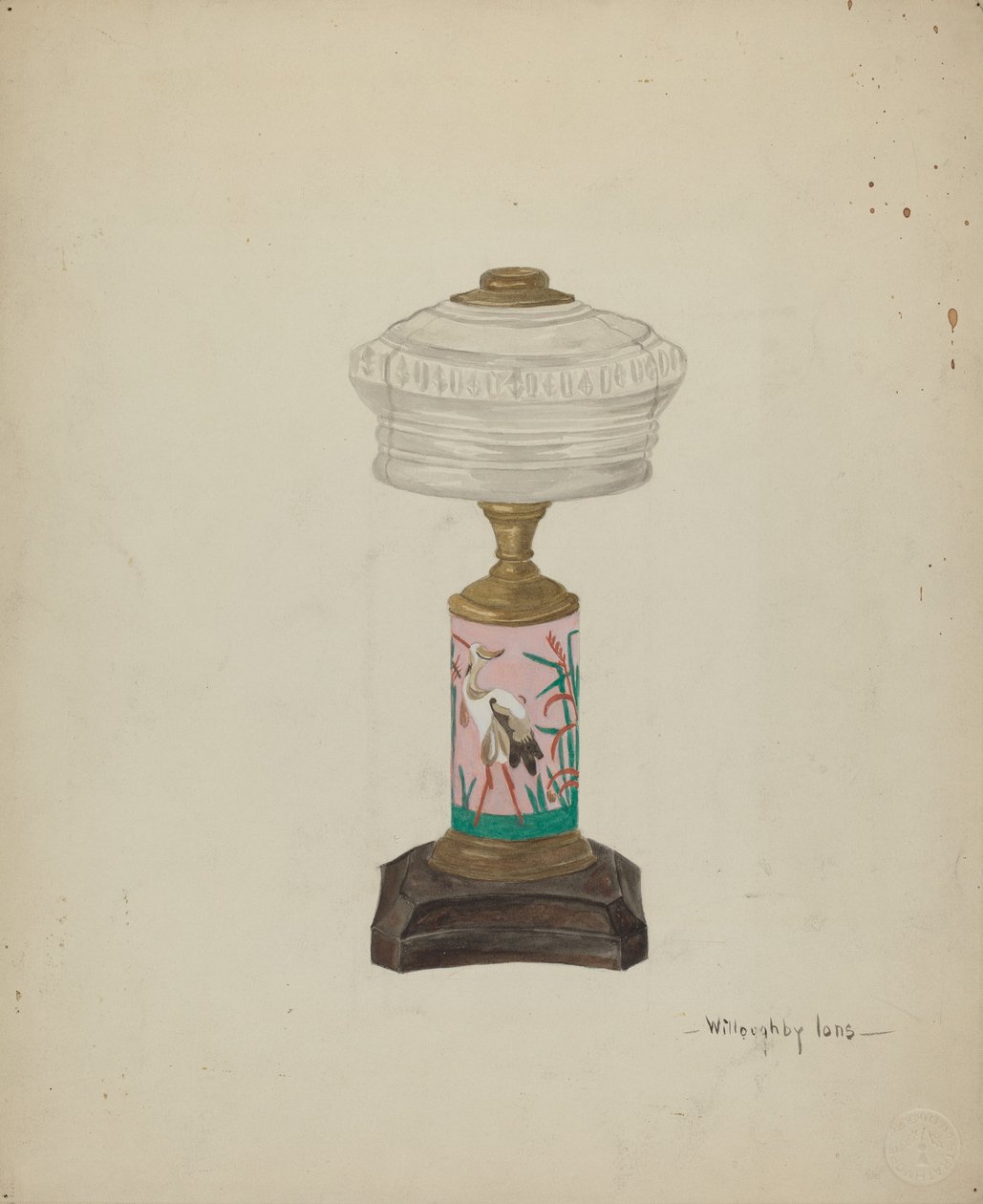 Lampvoet door Willoughby Ions