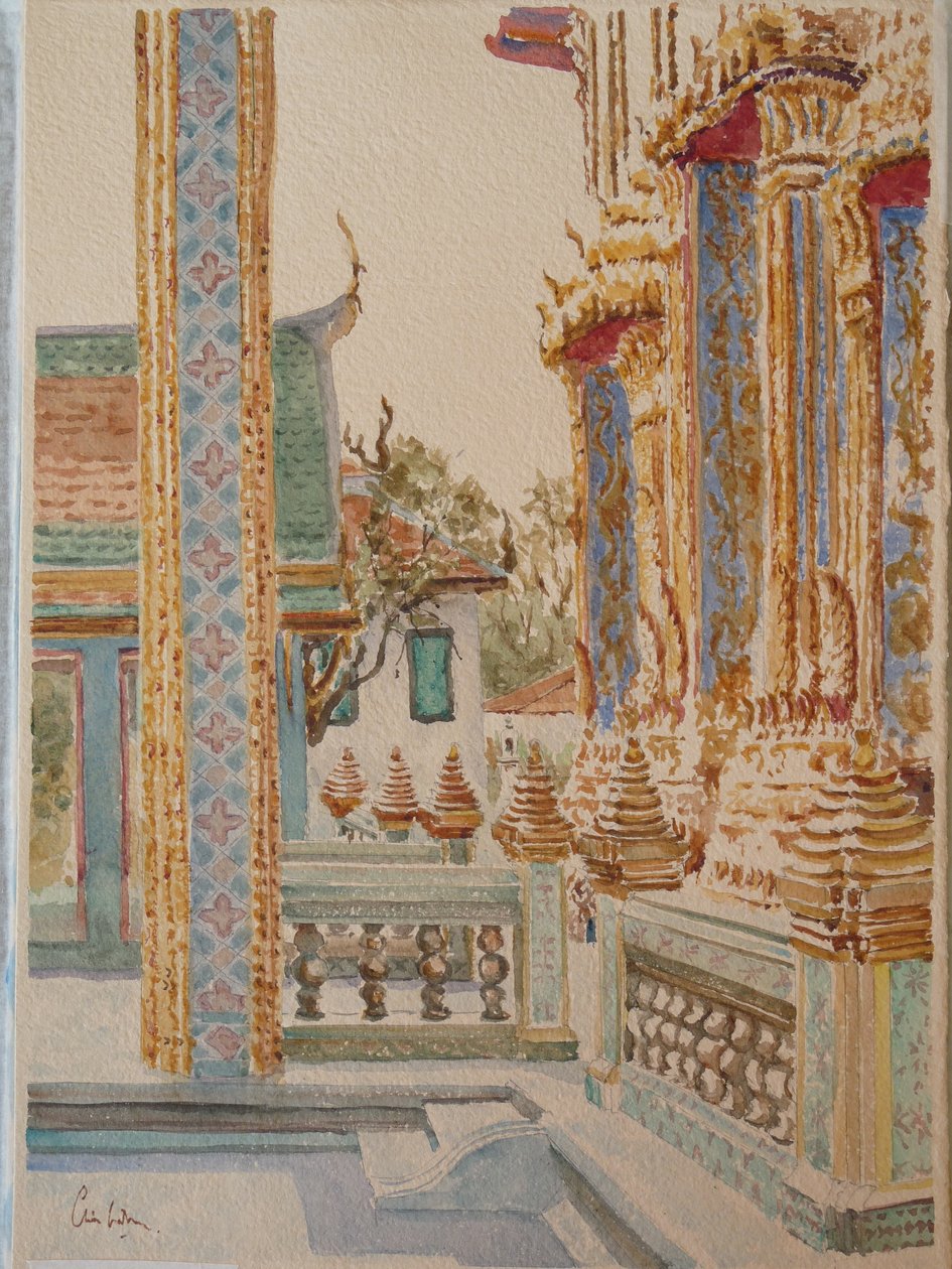 869 Wat Ratchabophit, Bangkok door Wilson Clive