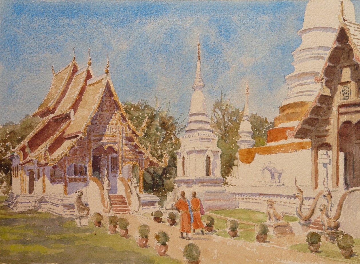 877 Wat Phra Singh, Chiang Mai door Wilson Clive