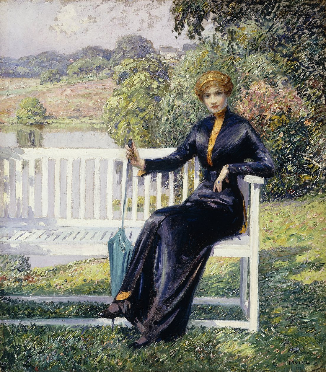 Lois in de Tuin door Wilson Henry Irvine