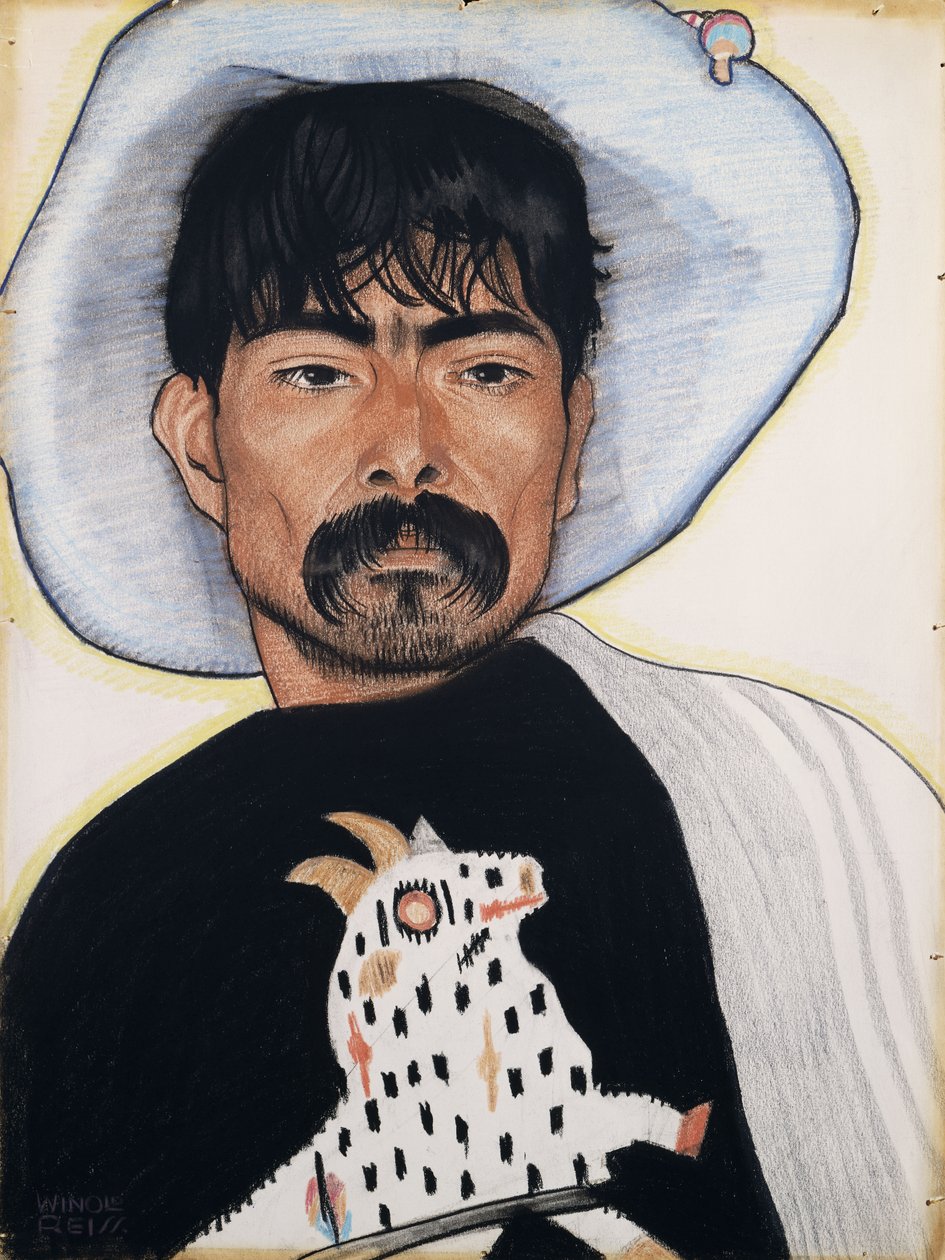 Zapoteka Indiaan, Mexico door Winold Reiss