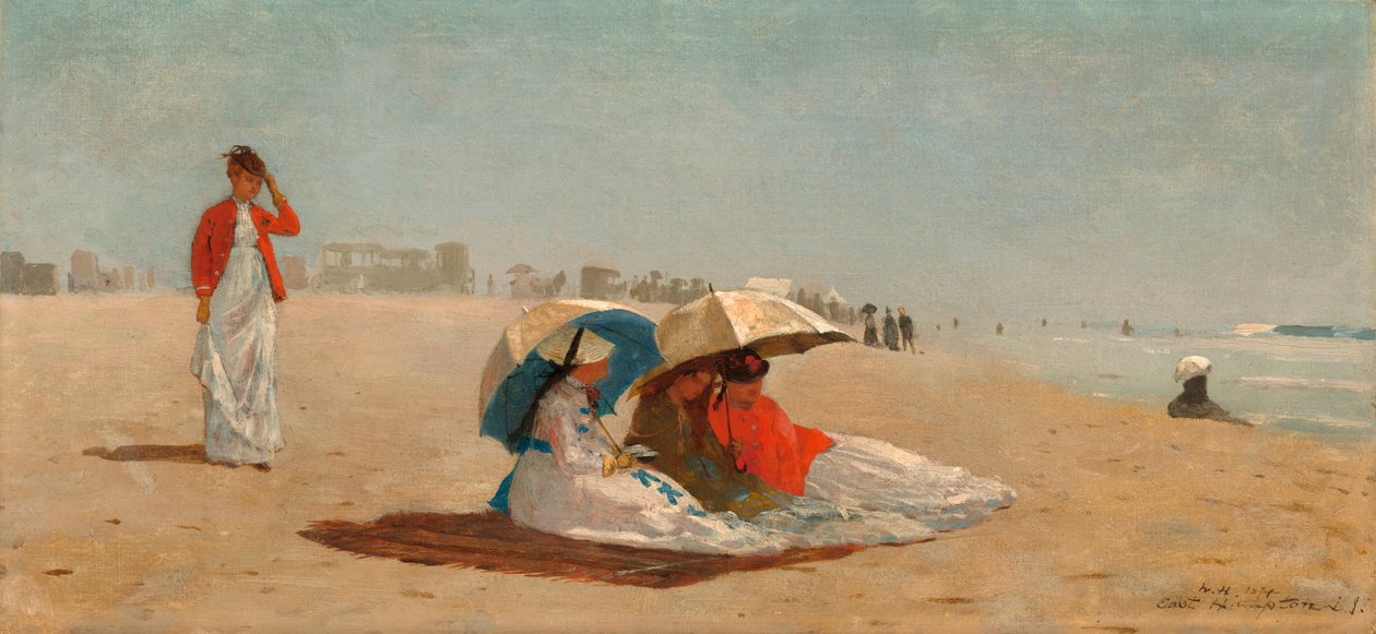 East Hampton Beach, Long Island door Winslow Homer