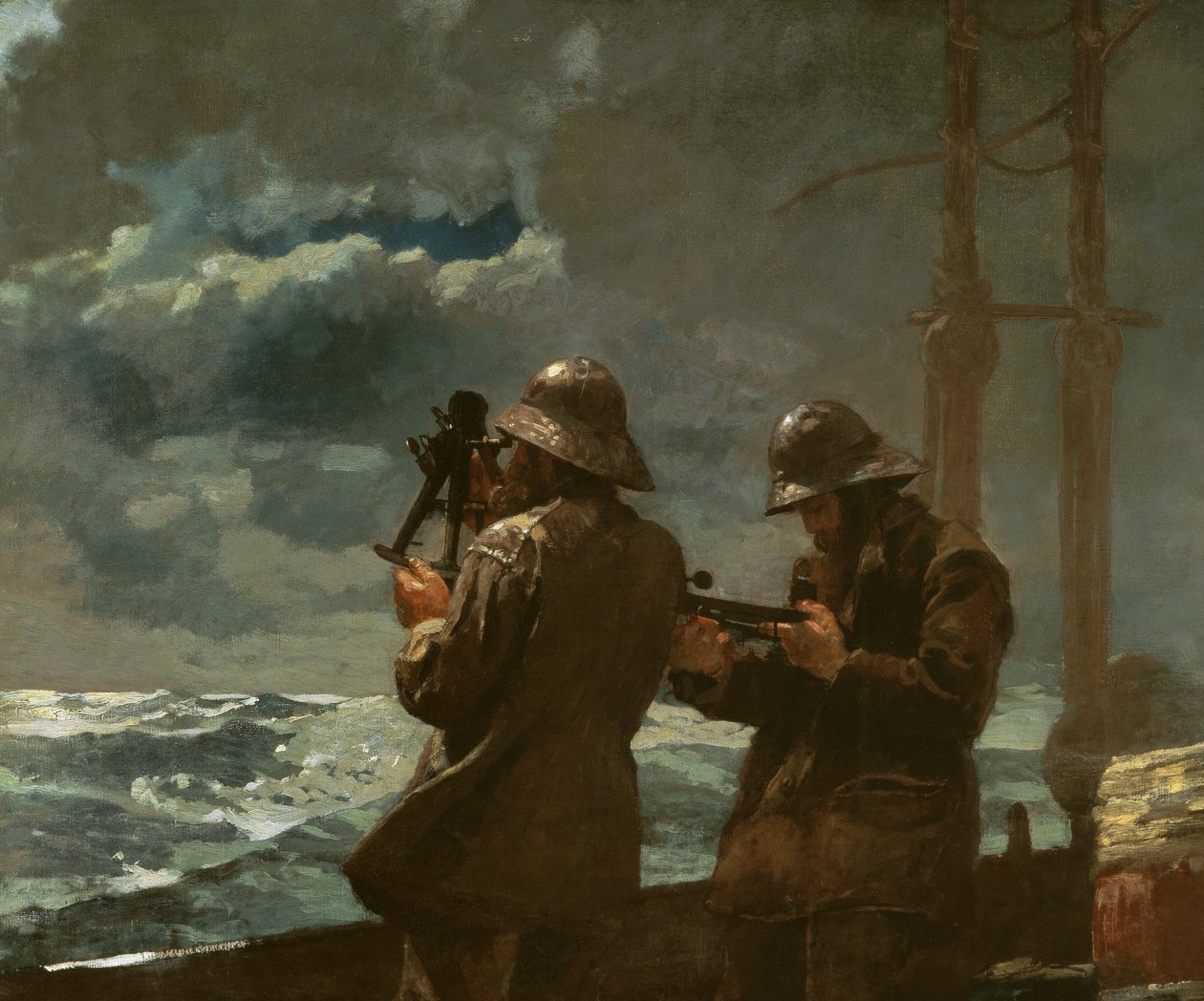 Acht Klokken, 1886 door Winslow Homer