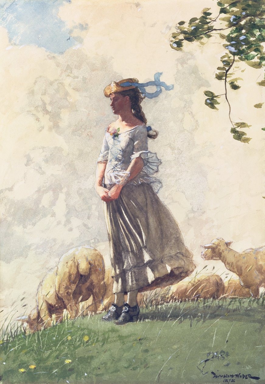 Frisse lucht, 1878 door Winslow Homer
