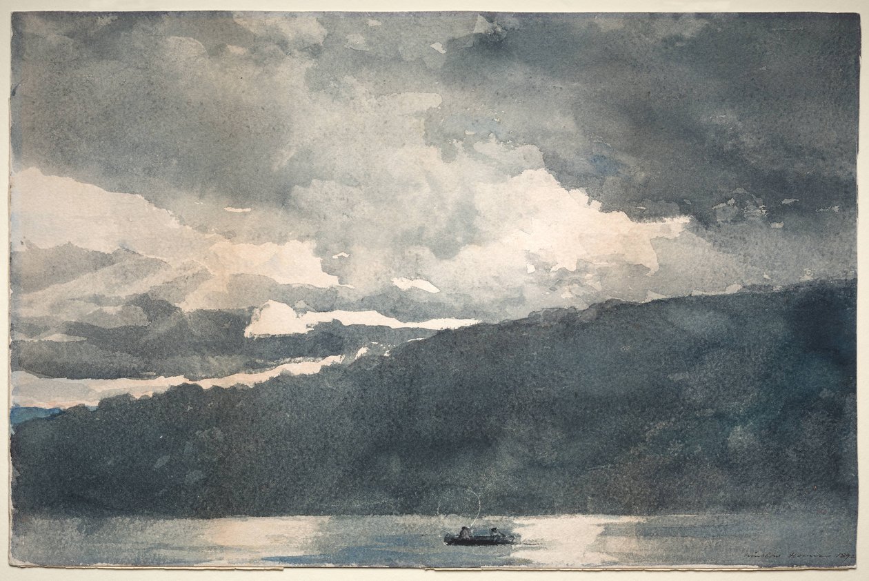 Mink Lake, Adirondacks door Winslow Homer