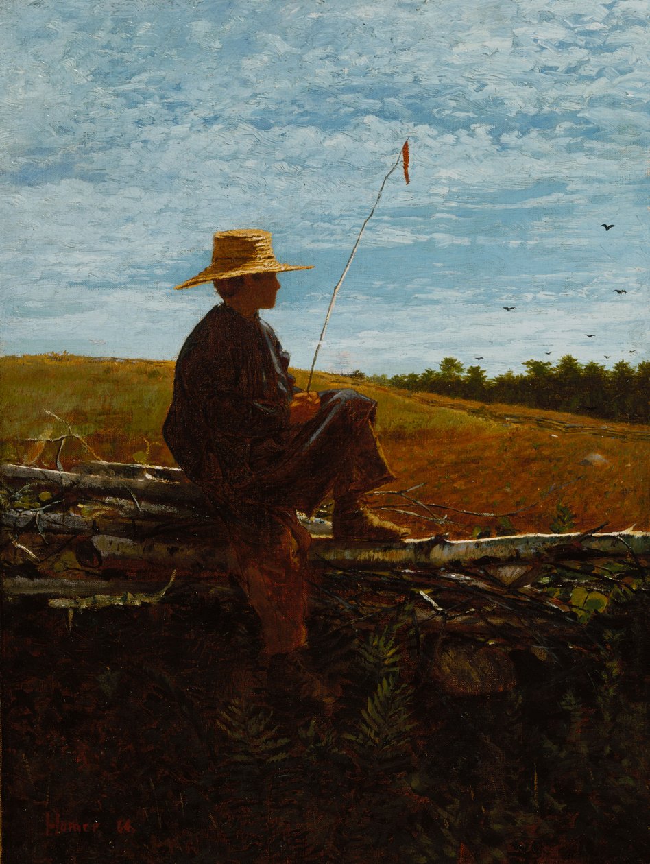 Op wacht door Winslow Homer