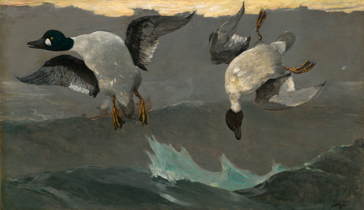 Rechts en Links door Winslow Homer
