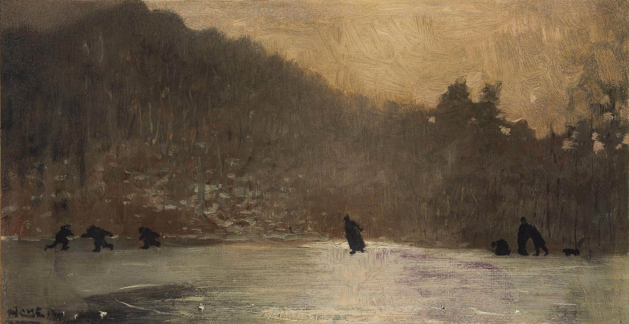 Schaatsen door Winslow Homer
