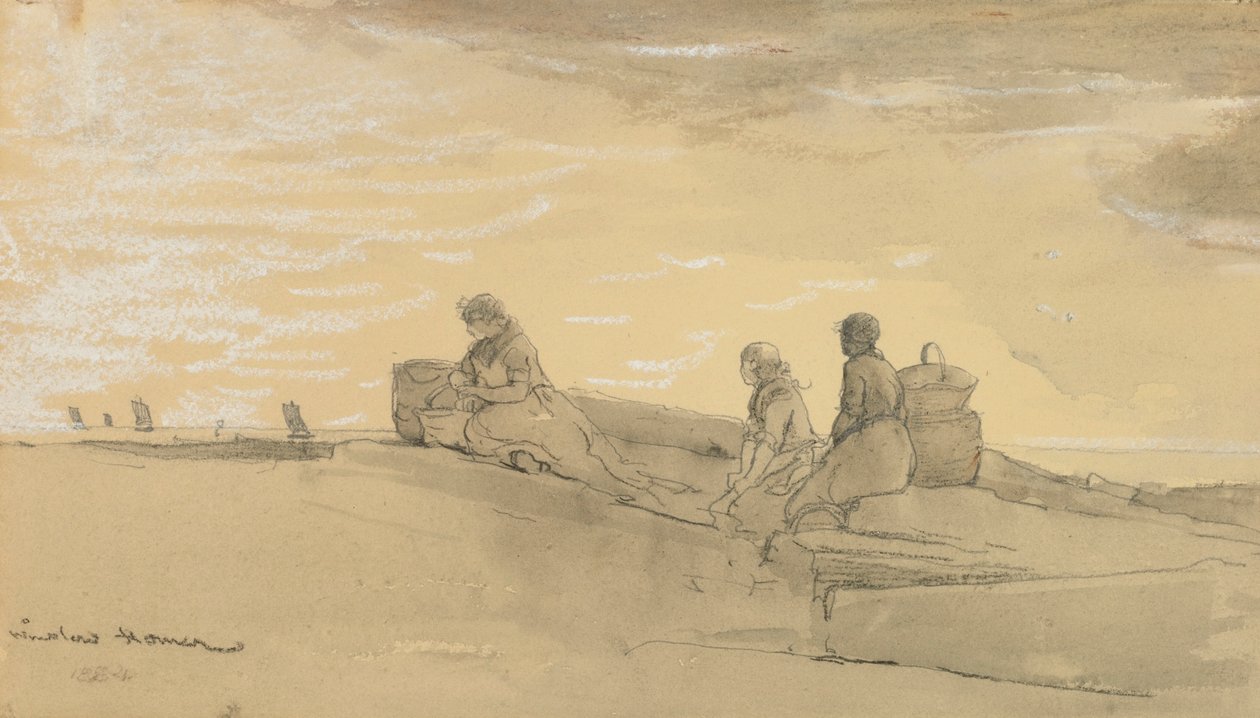 Wachten door Winslow Homer