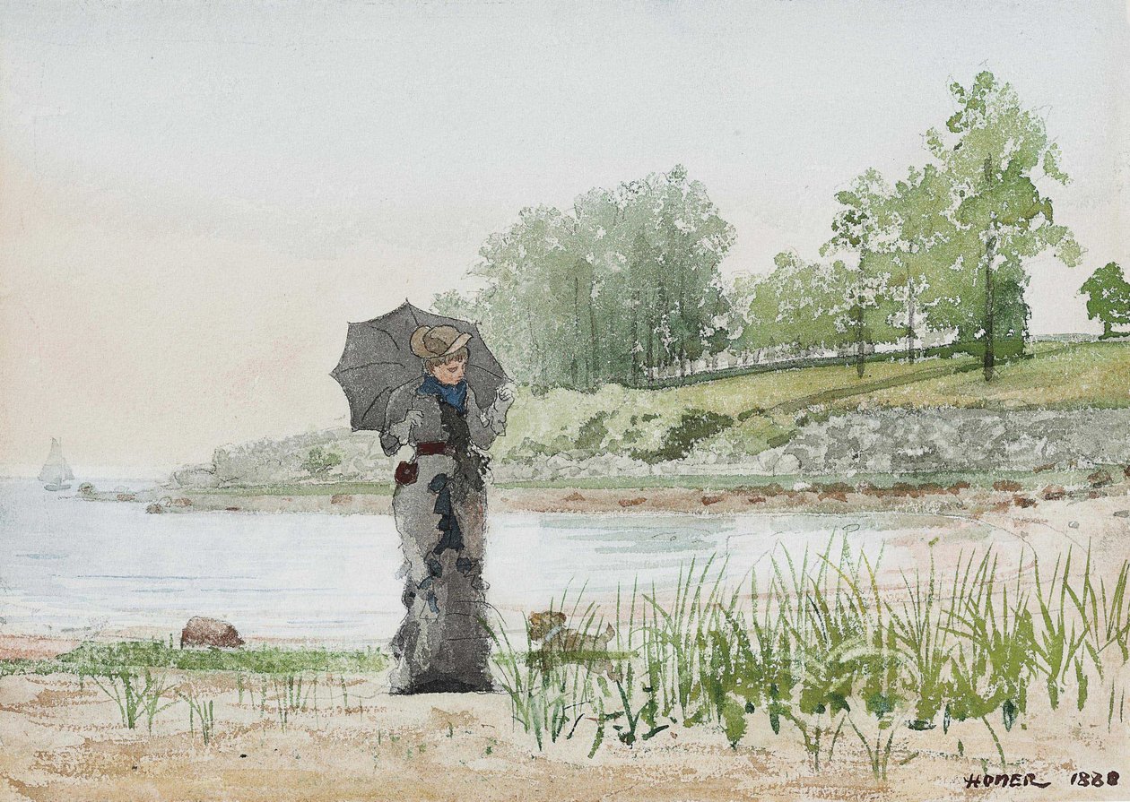 Jonge Vrouw door Winslow Homer