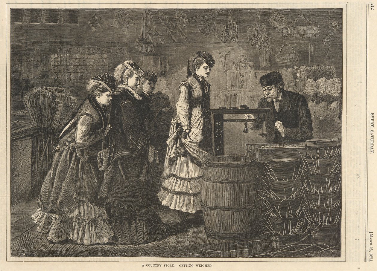 Een Landwinkel door Winslow Homer