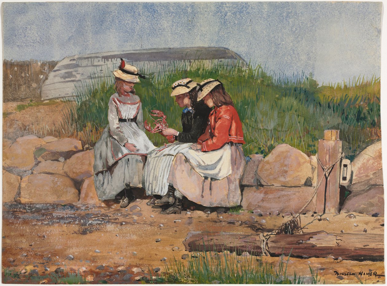 De dochter van een visser door Winslow Homer