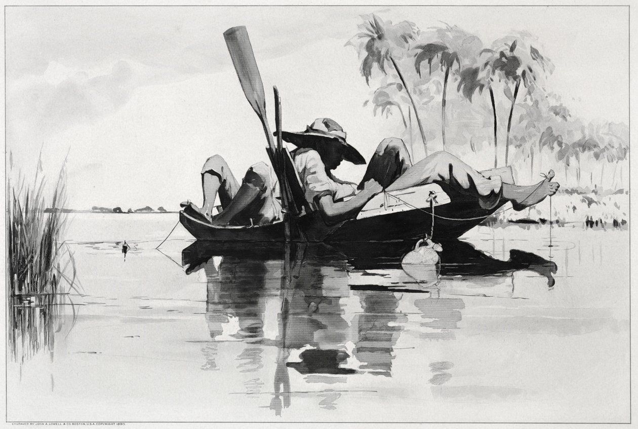 Een visfeest door Winslow Homer
