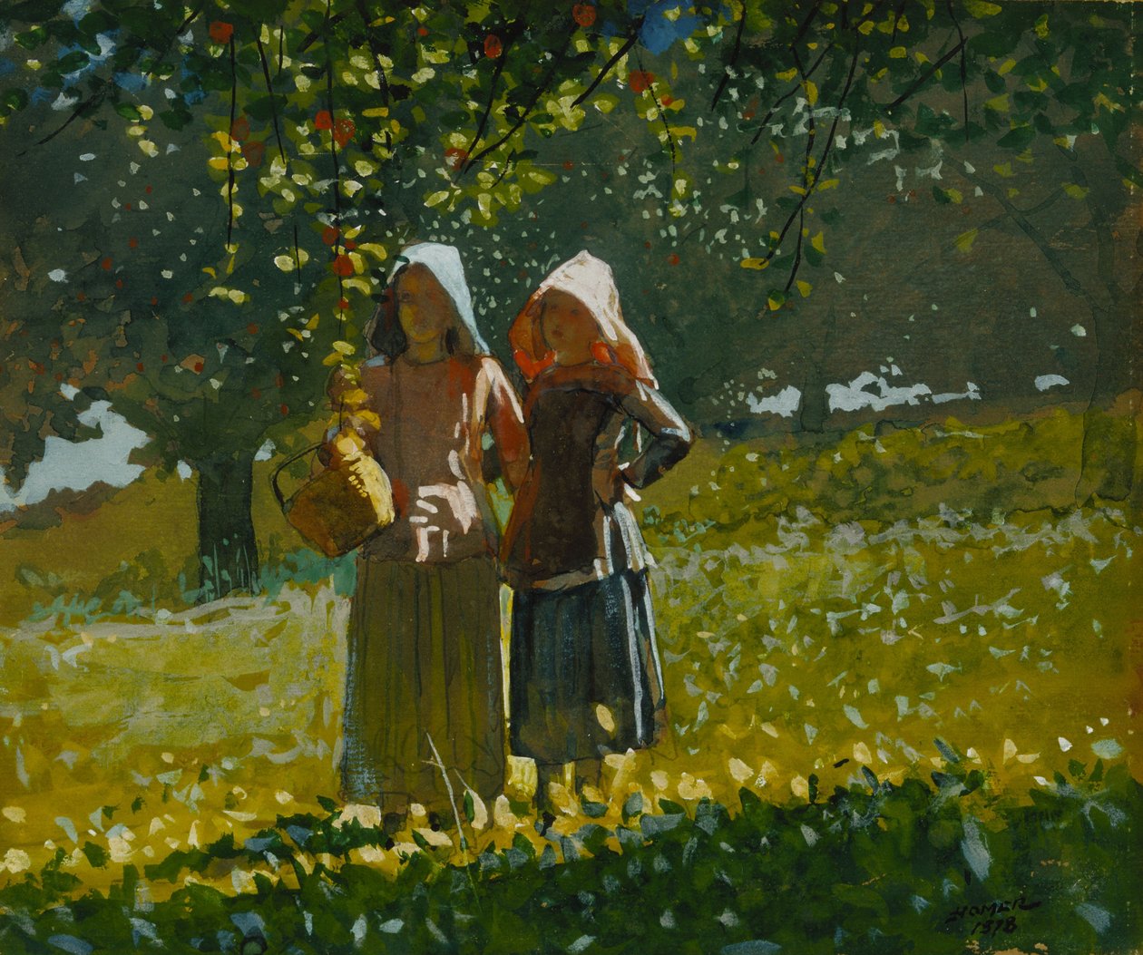 Appels plukken door Winslow Homer