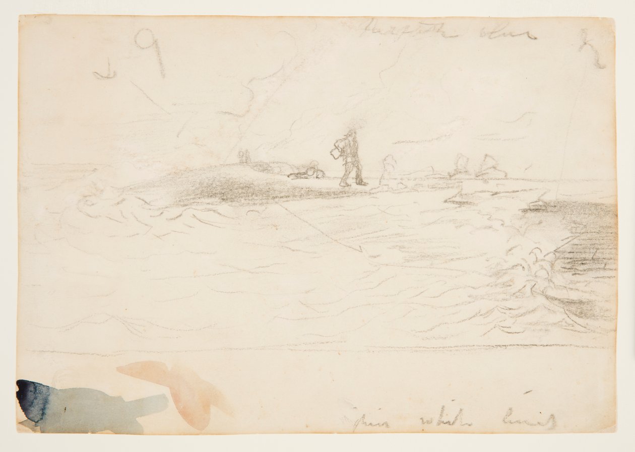 Strandscène, Engeland door Winslow Homer