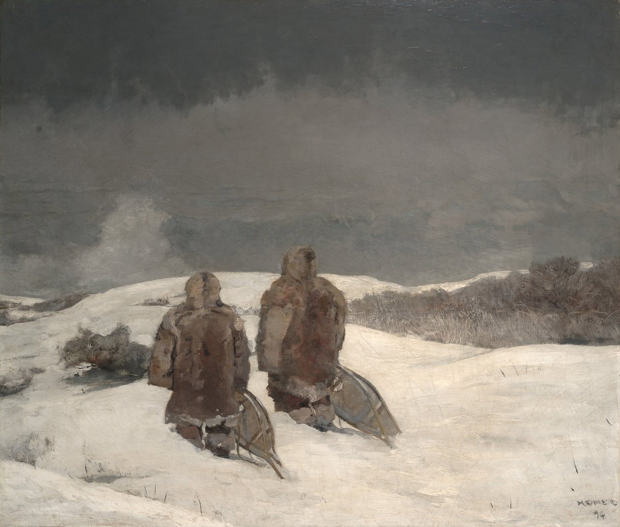Onder nul, 1894 door Winslow Homer