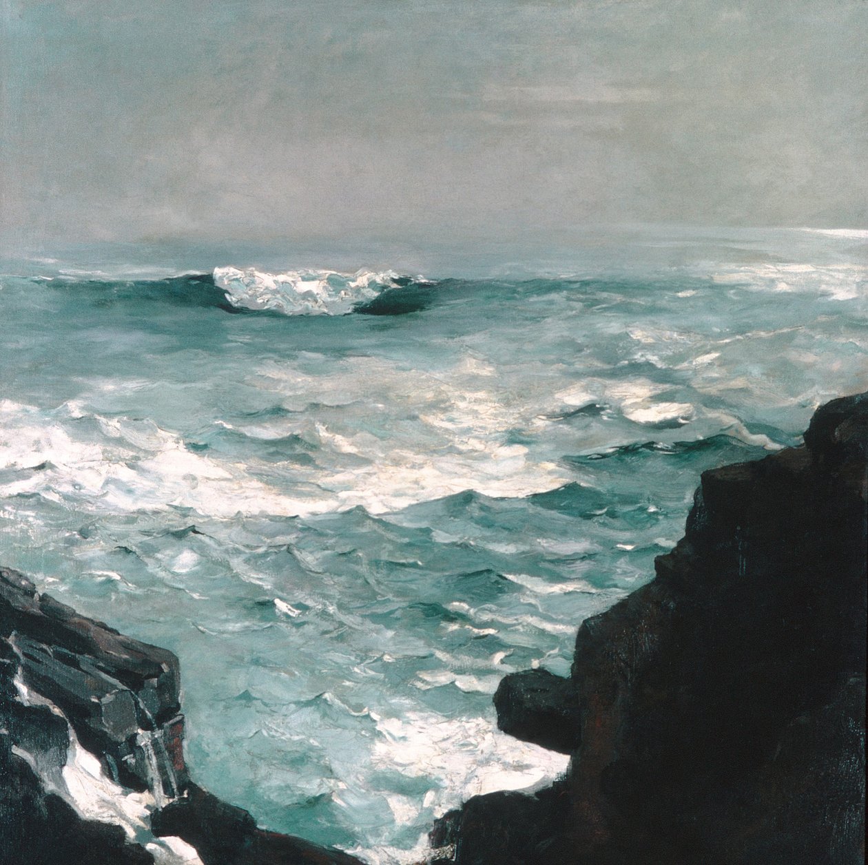 Cannon Rock door Winslow Homer