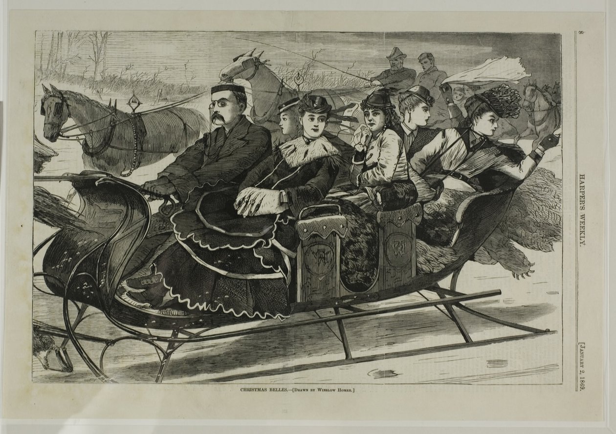 Kerstelfjes door Winslow Homer