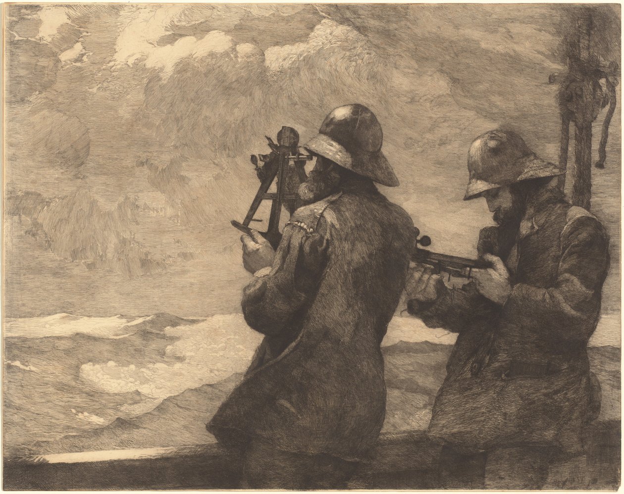 Acht Klokken door Winslow Homer
