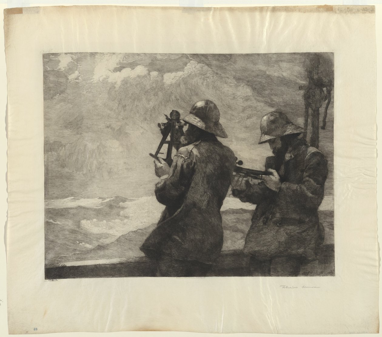 Acht Klokken door Winslow Homer