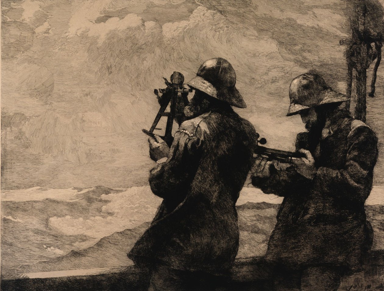 Acht klokken door Winslow Homer