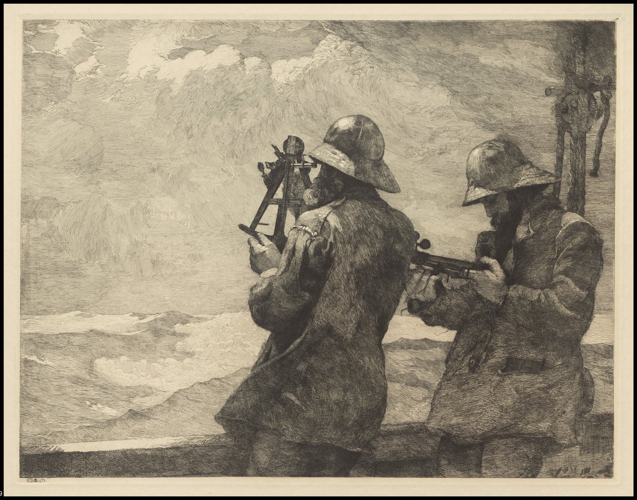 Acht Klokken door Winslow Homer