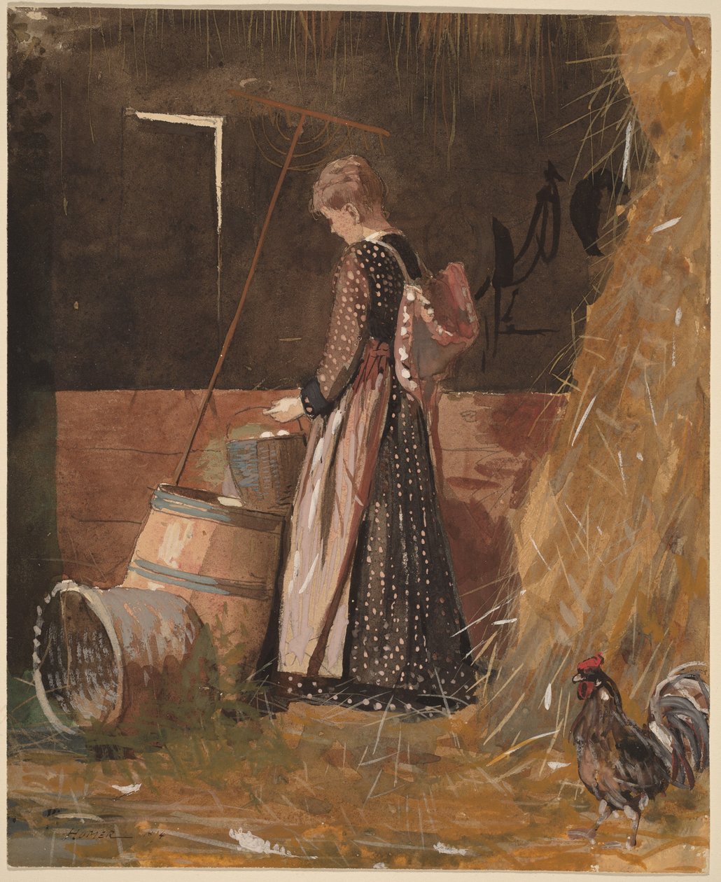 Verse eieren door Winslow Homer