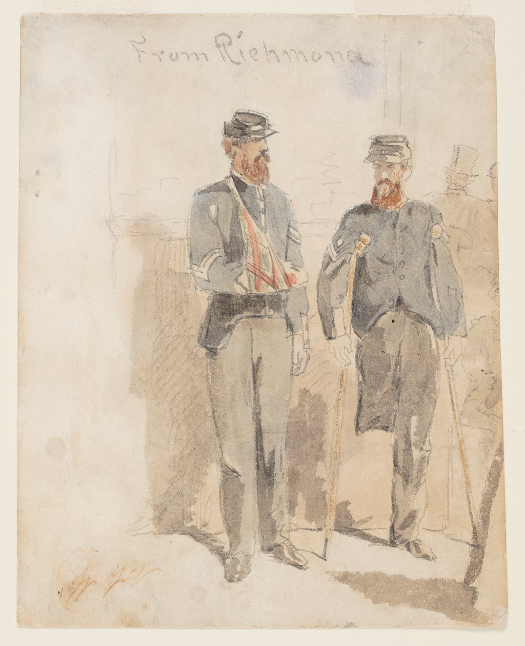 Vanuit Richmond door Winslow Homer