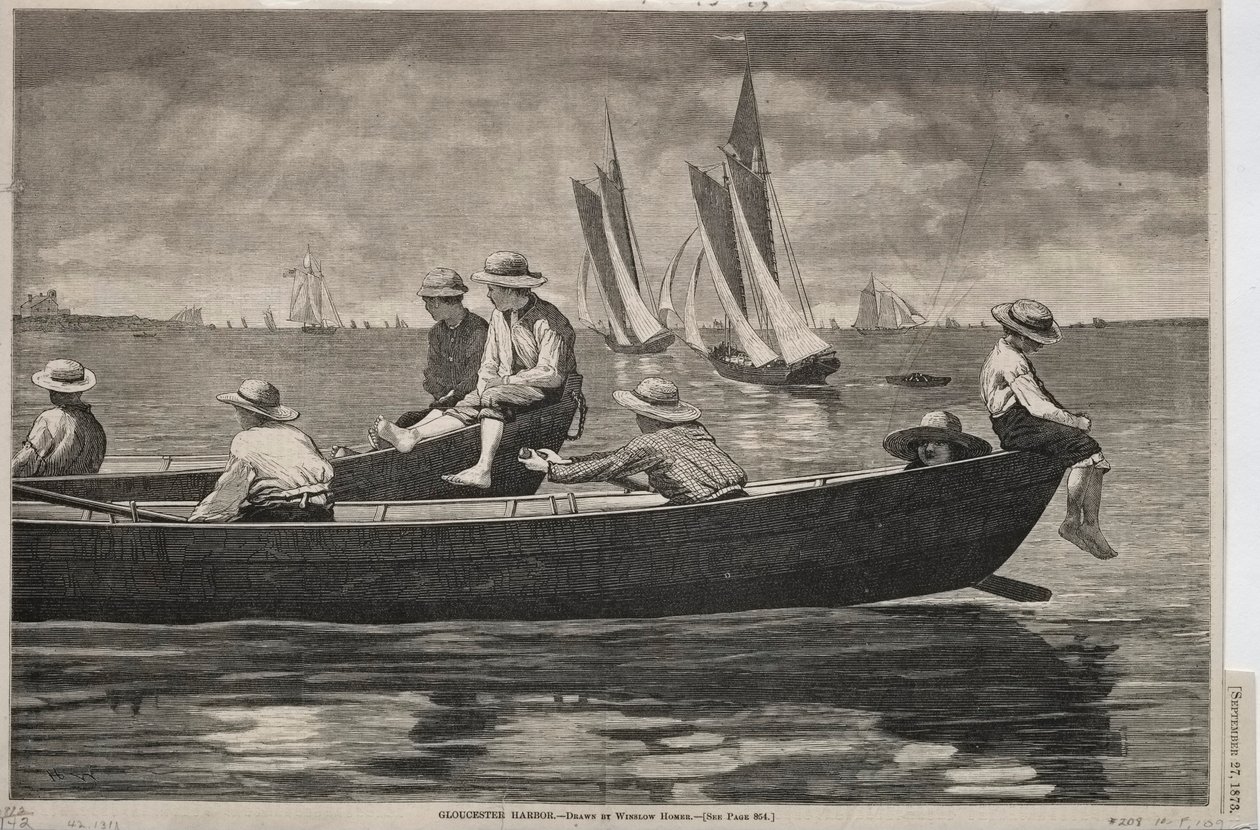 Haven van Gloucester door Winslow Homer