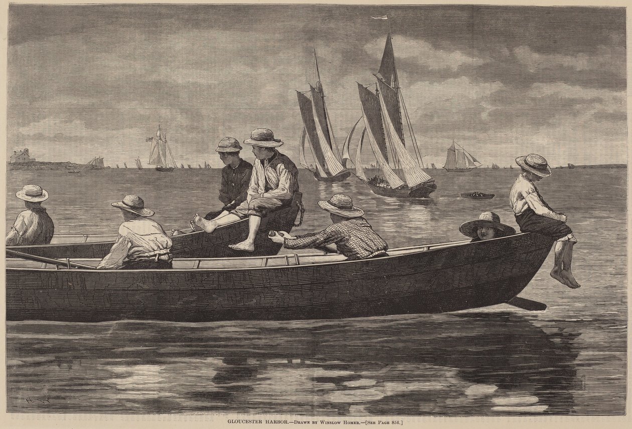 Gloucester Haven door Winslow Homer