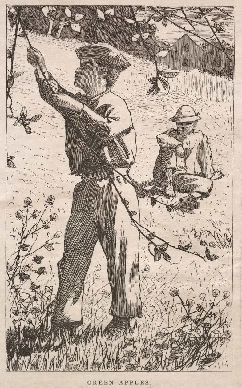 Groene appels, 1868 door Winslow Homer