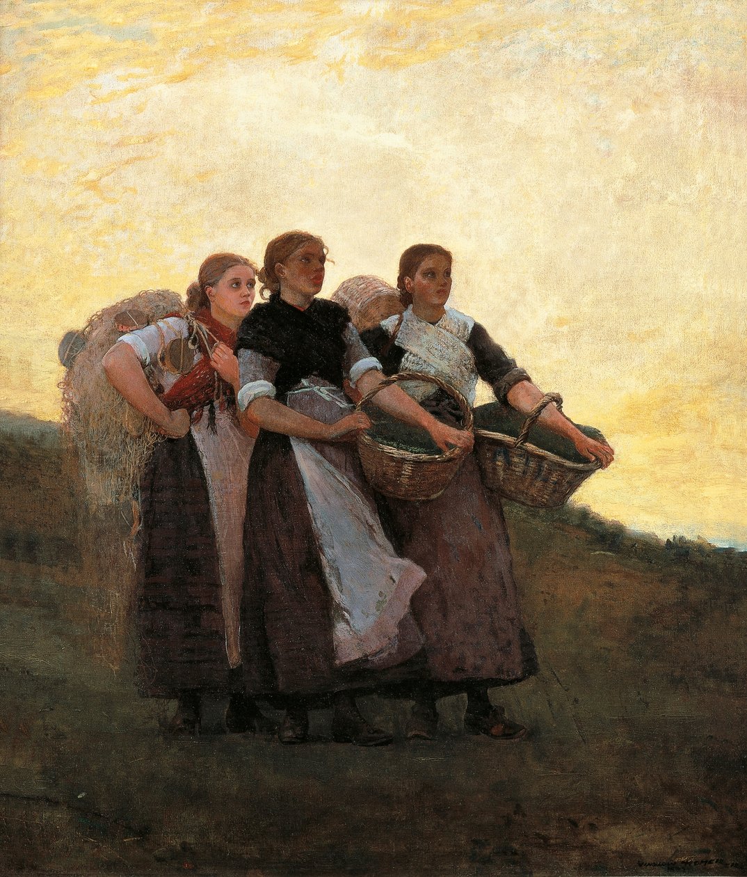 Hark! de leeuwerik door Winslow Homer