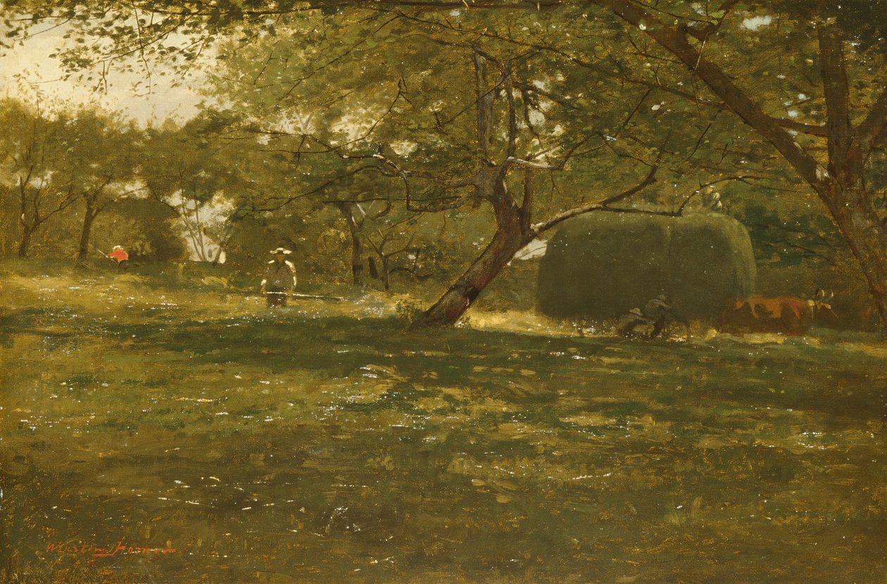 Oogstscène door Winslow Homer