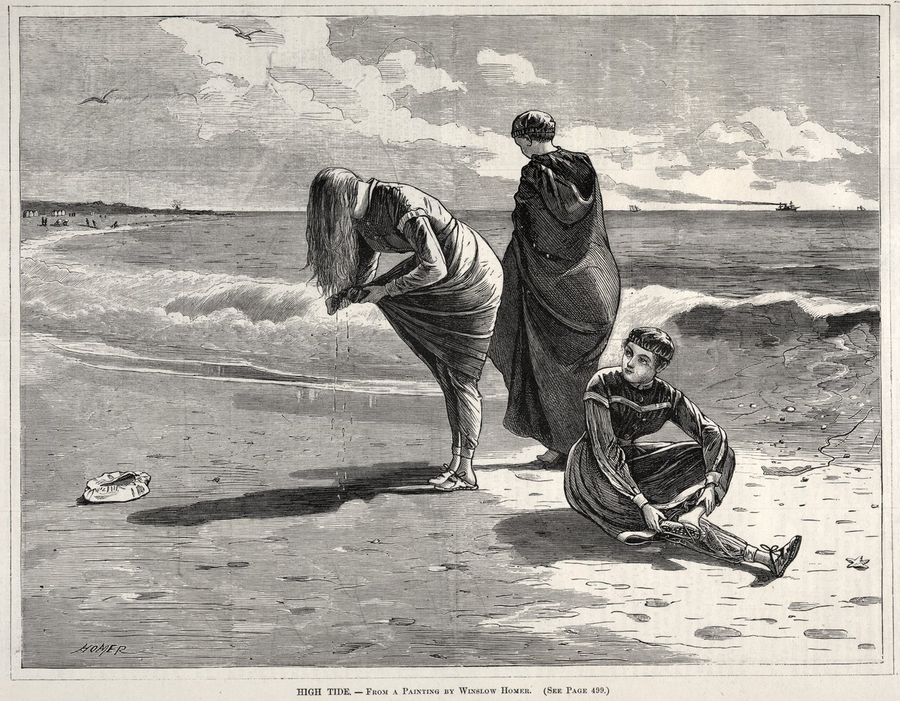 Hoogwater door Winslow Homer