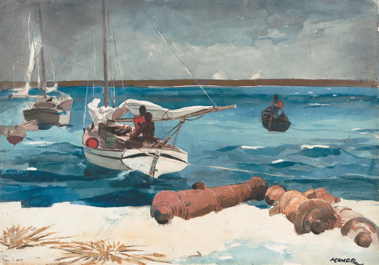 Nassau, 1899 door Winslow Homer