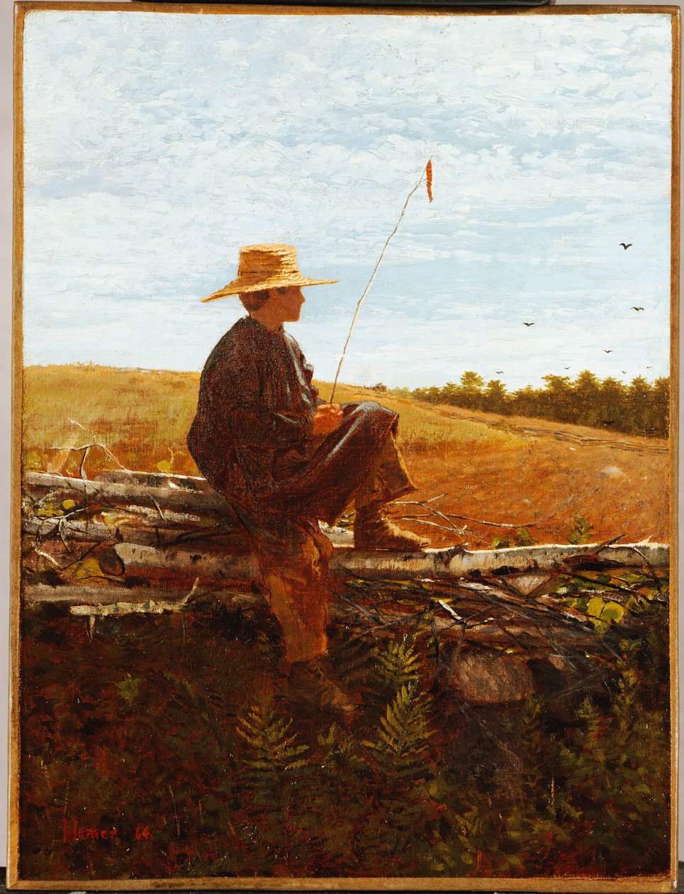 Op Wacht, 1864 door Winslow Homer