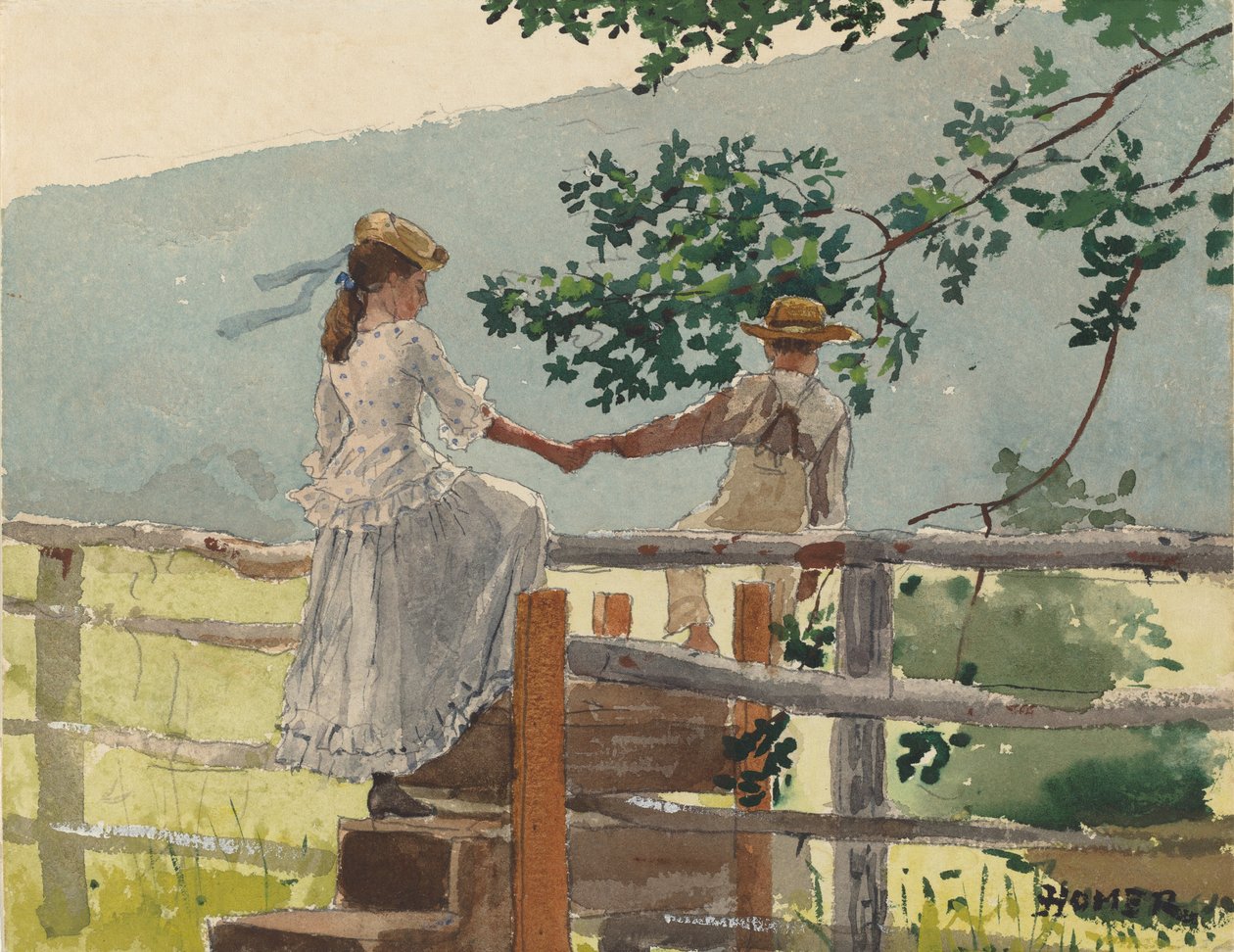Op de Stijl door Winslow Homer