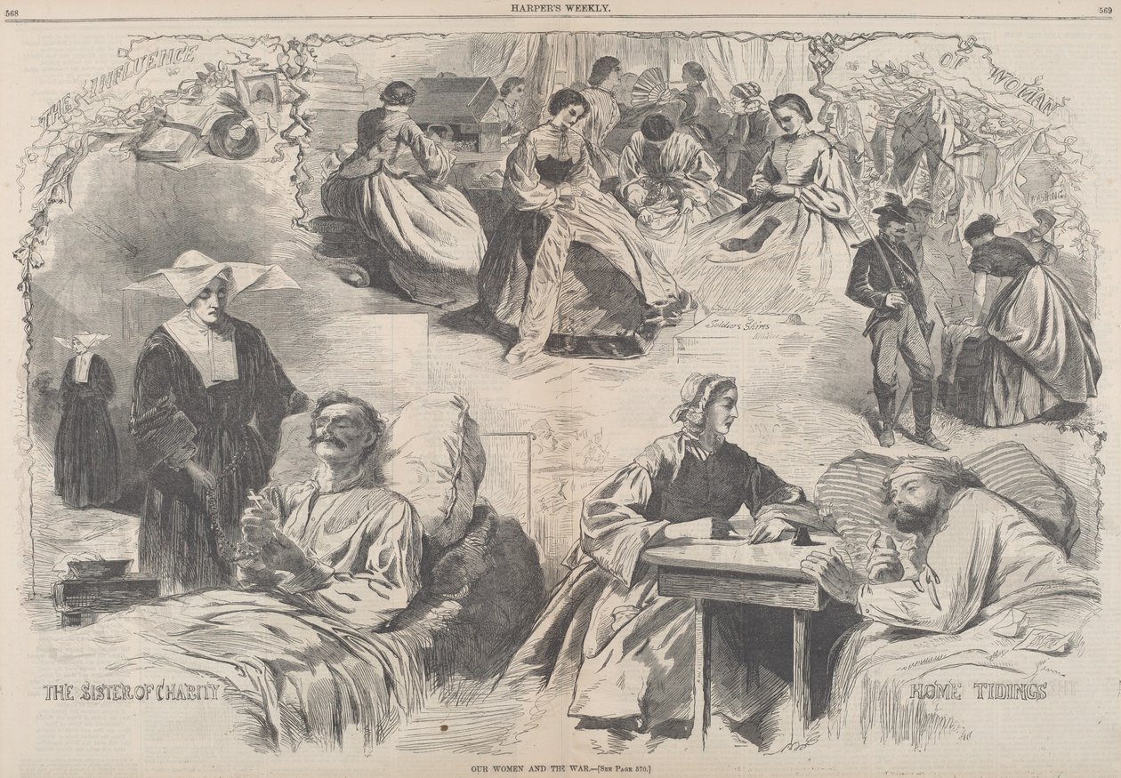 Onze vrouwen en de oorlog door Winslow Homer