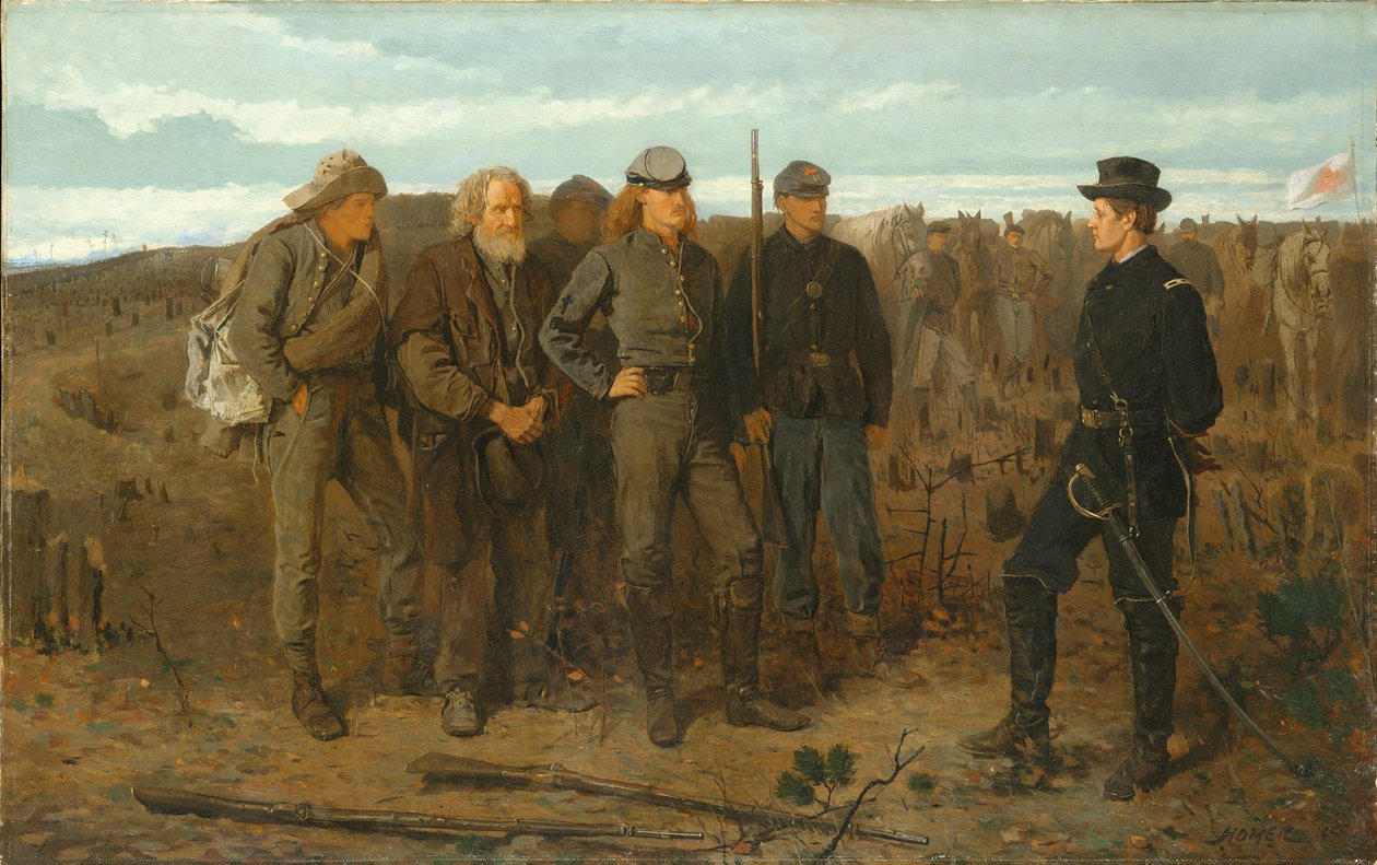 Gevangenen van voren door Winslow Homer