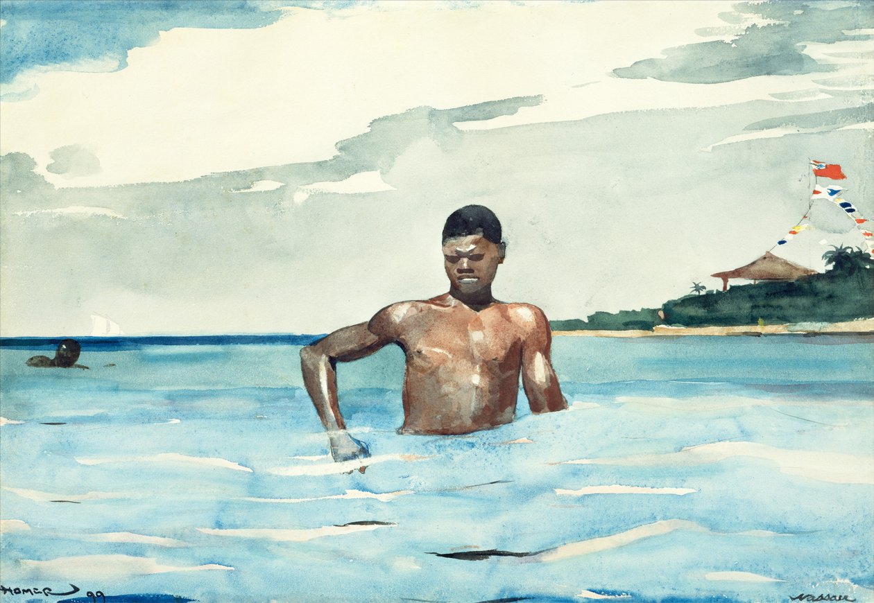 De bader door Winslow Homer