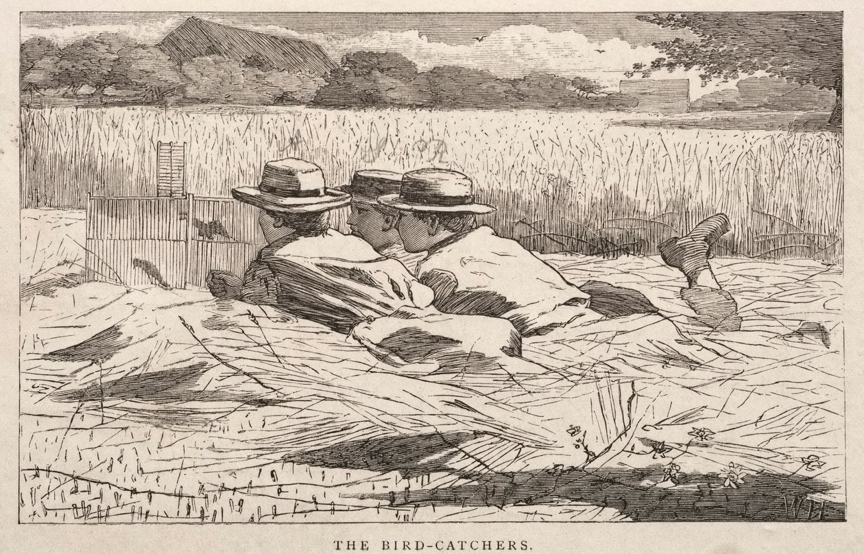 De vogelvangers, 1867 door Winslow Homer