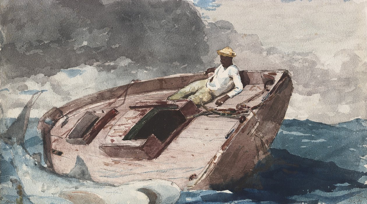 De Golfstroom, c.1899 door Winslow Homer