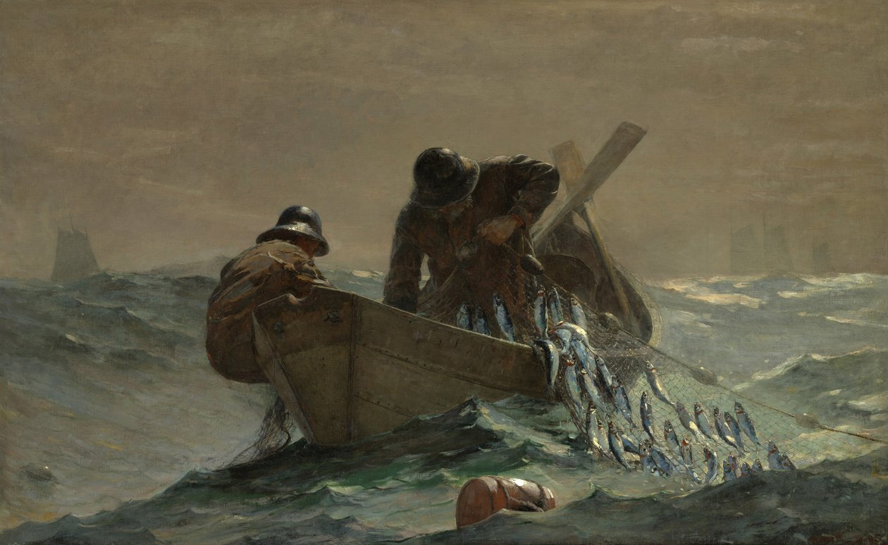Het Haringnet door Winslow Homer