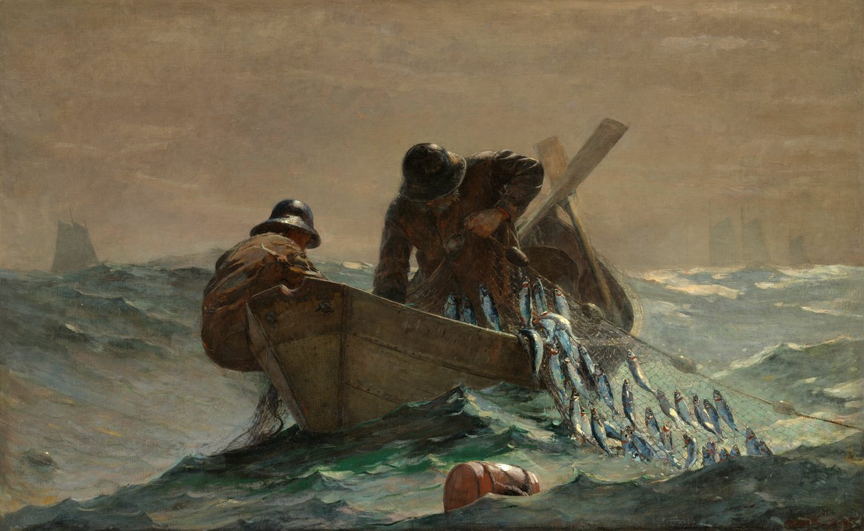 Het haringnet door Winslow Homer