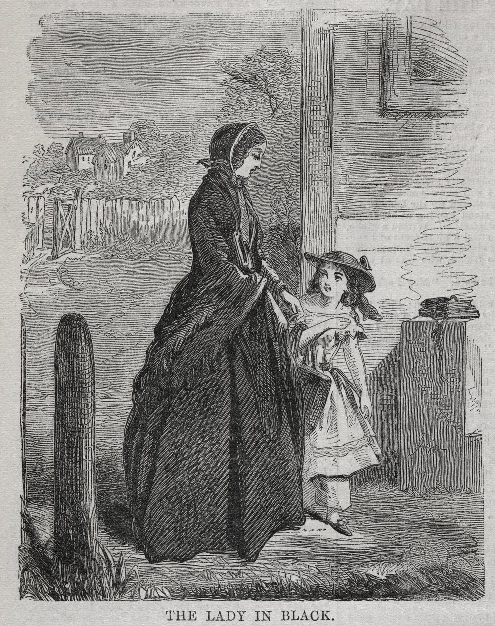 De Dame in Zwart door Winslow Homer