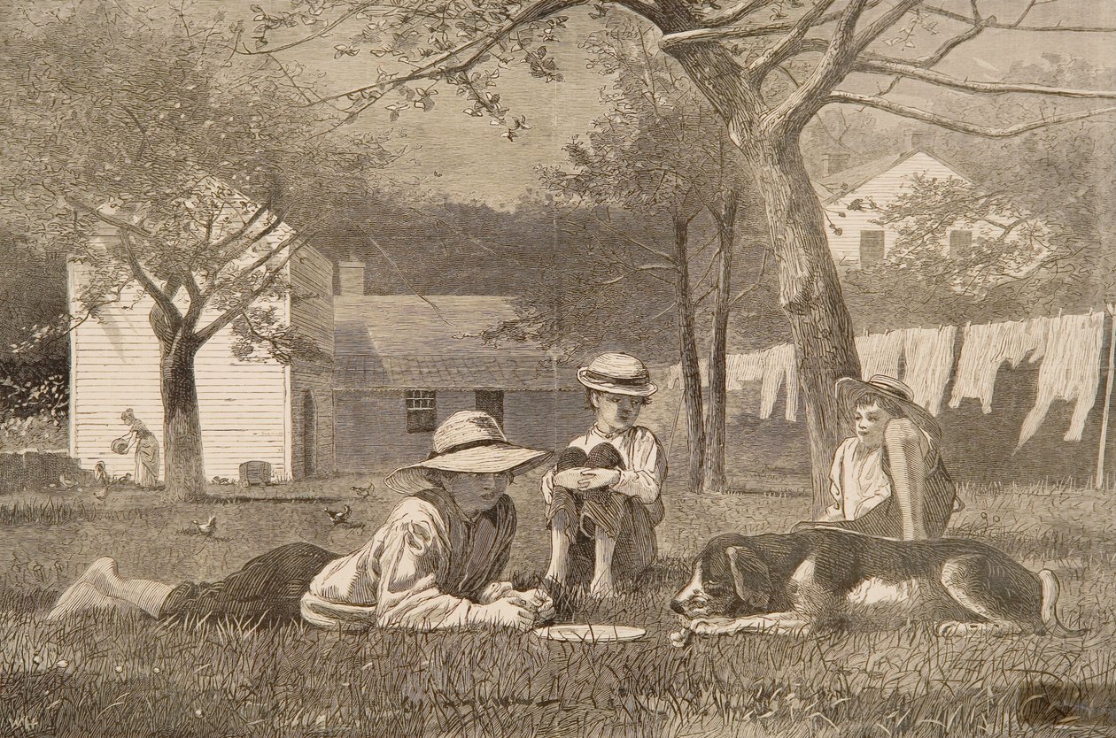 De Nooning door Winslow Homer