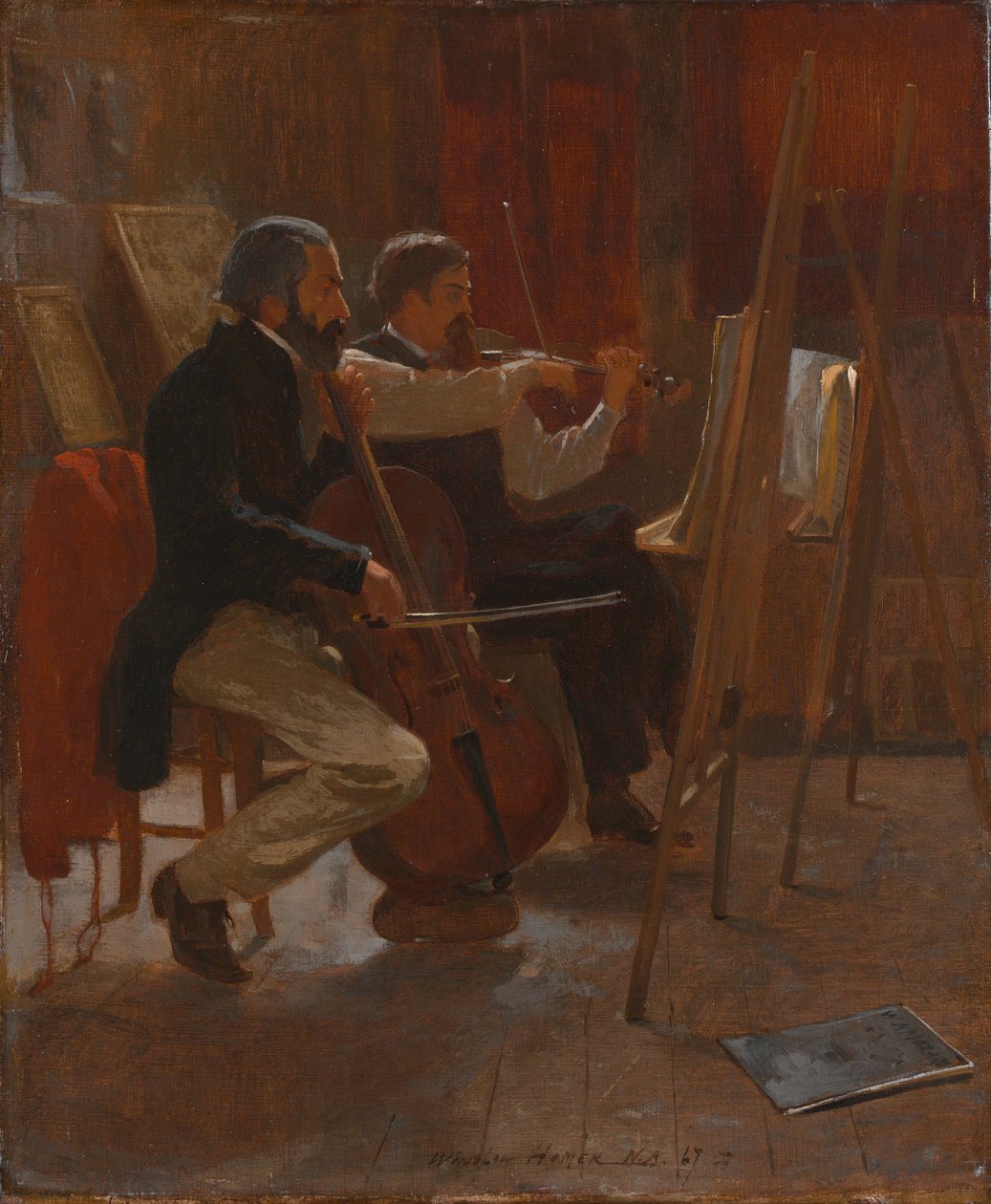 De studio door Winslow Homer