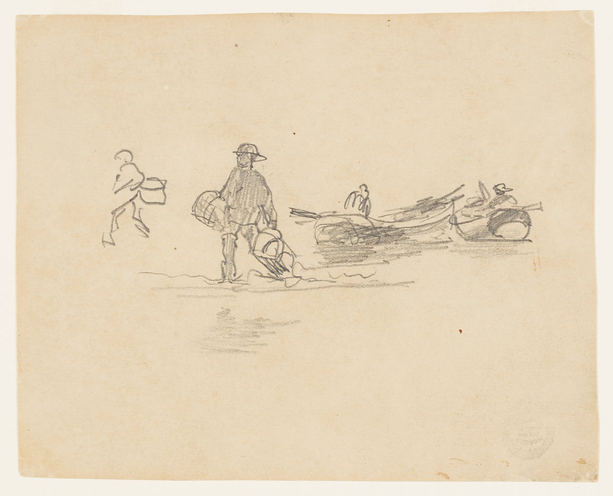 Twee Vissers, Engeland door Winslow Homer